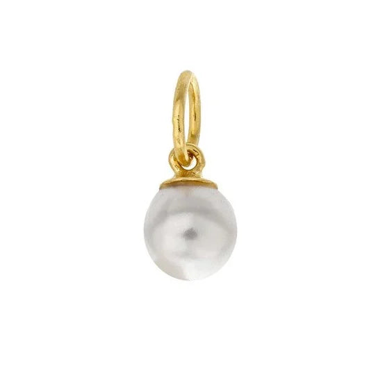 Crystal Pearl Permanent Jewelry Charm Add On