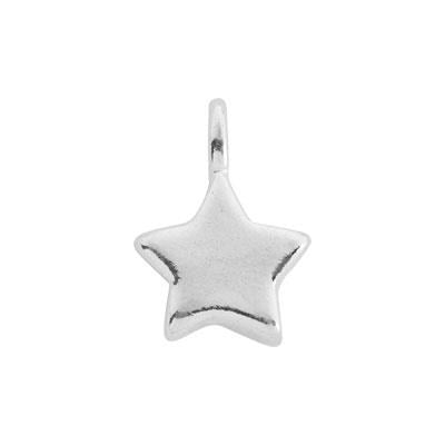 Puffy Star Permanent Jewelry Charm Add On