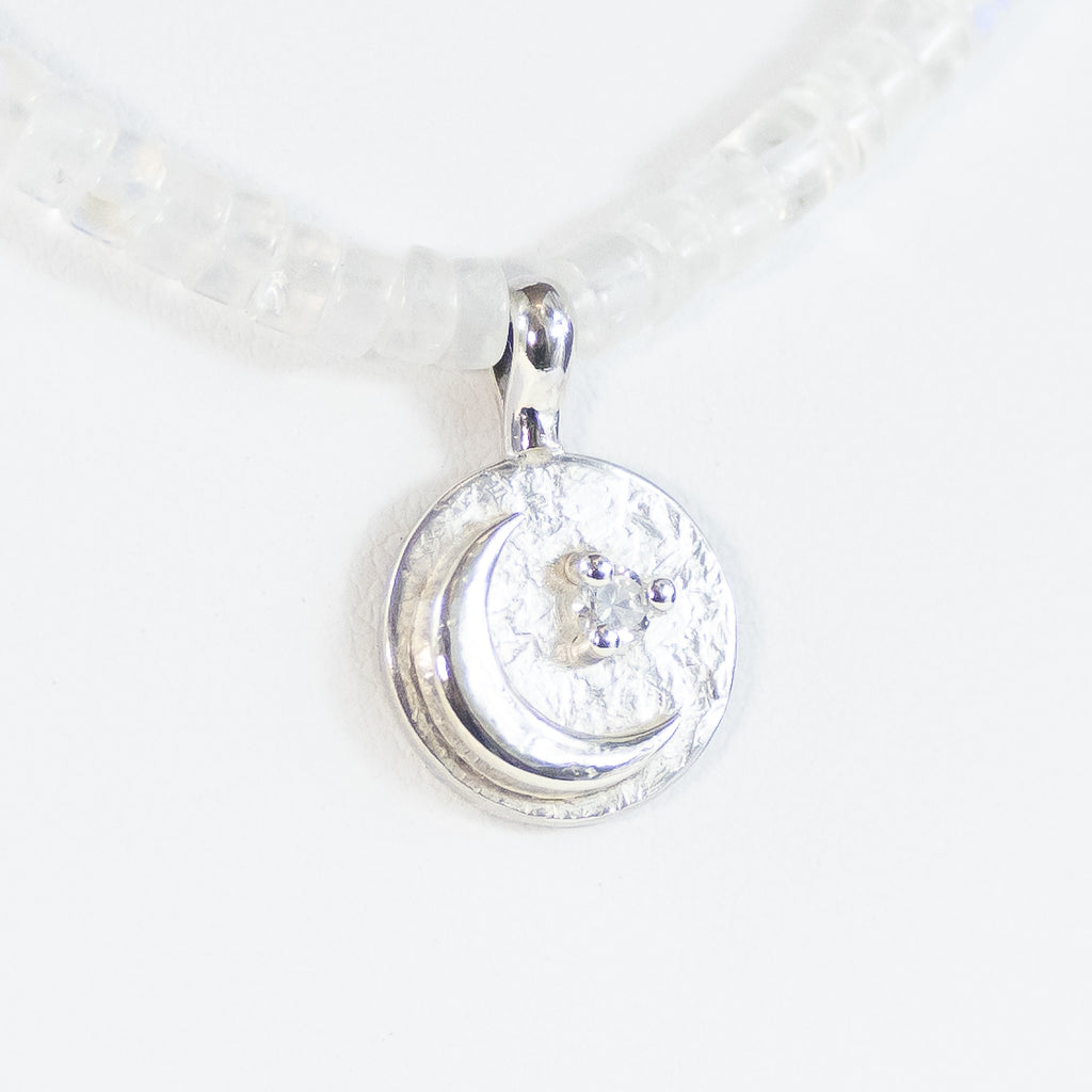 Selene Moon Charm Necklace
