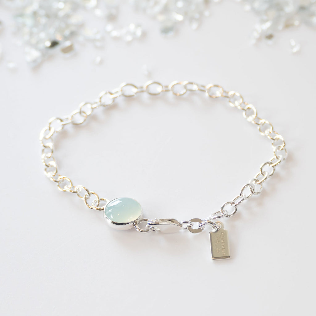 Clara Gemstone Chain Bracelet