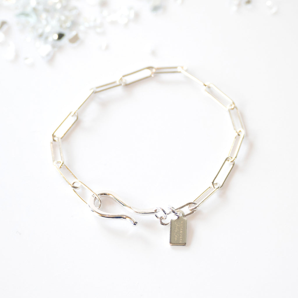 Aura Paperclip Chain Bracelet