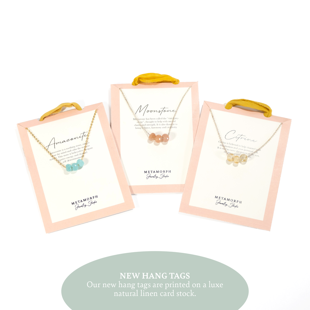 Zoe Good Vibes Gemstone Necklace Collection