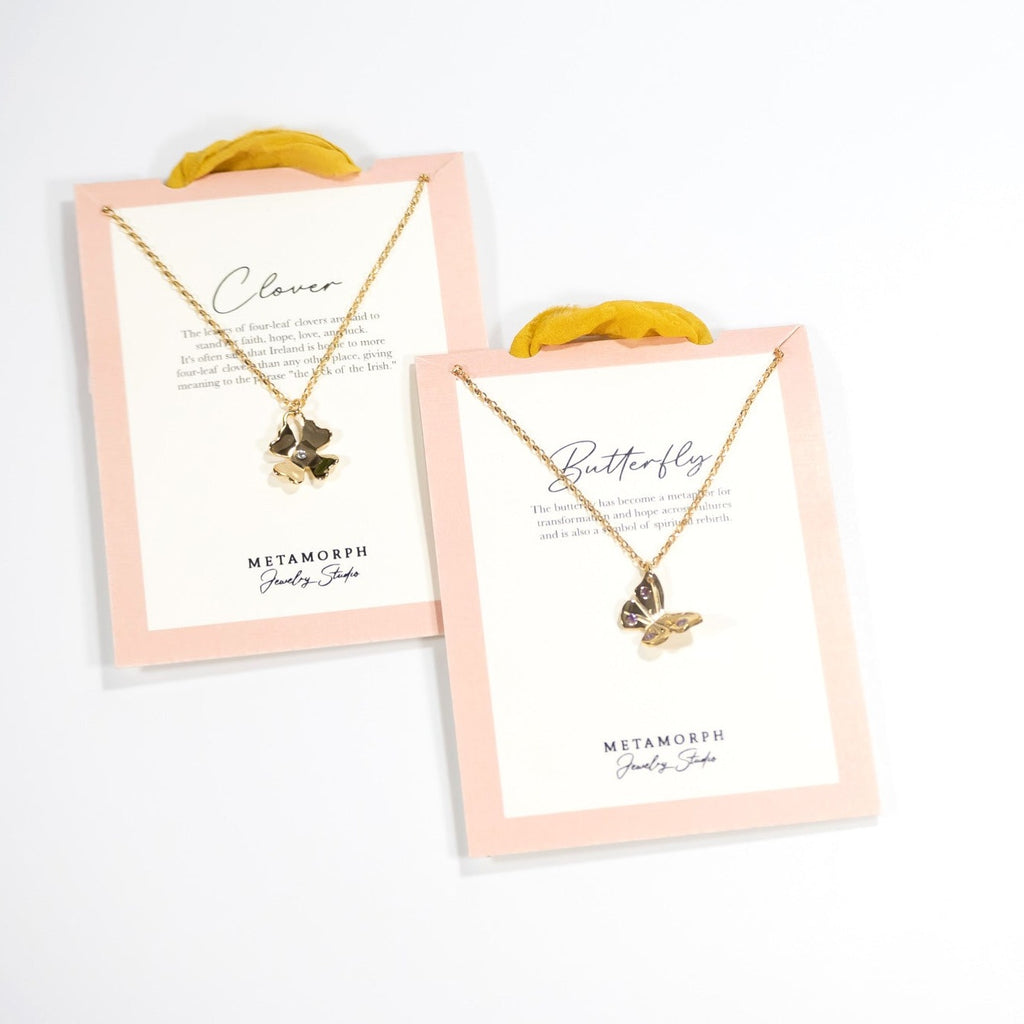 Fiona Butterfly Charm Necklace