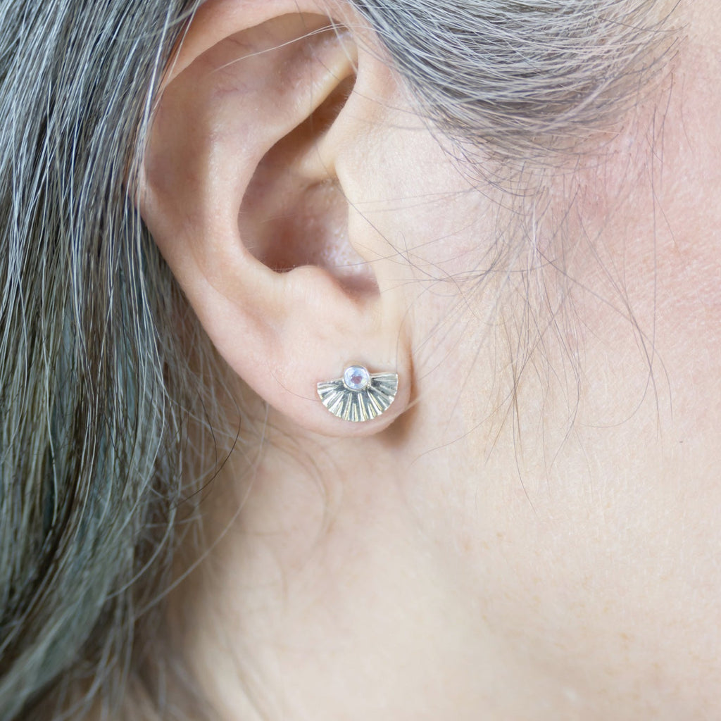 Aura Shield Stud Earrings