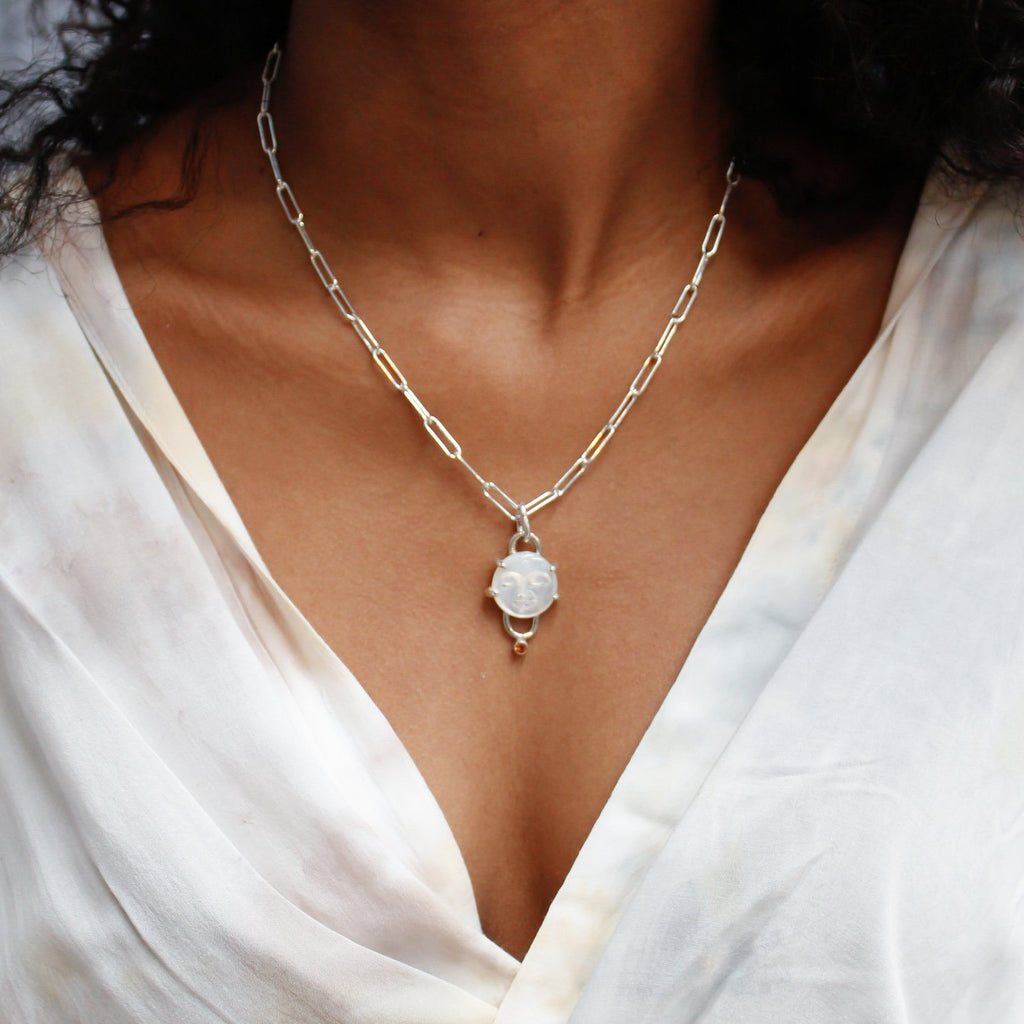 Selene Moon Goddess Necklace