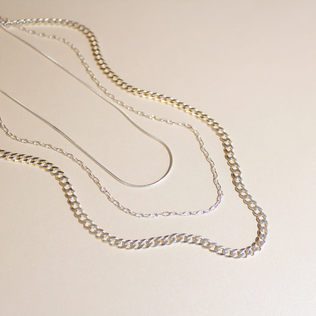 1mm Sterling Silver Snake Chain