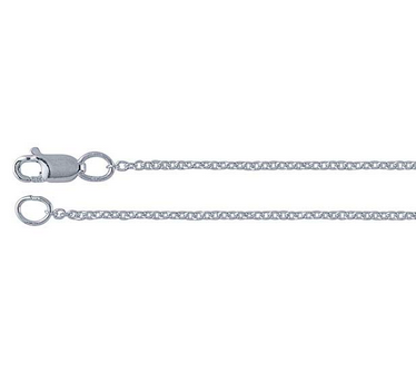 1mm Dainty Sterling Silver Curb Chain